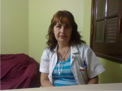 Dra Maria Luisa Brunelli una de las trabajadoras incansables de la ciudad